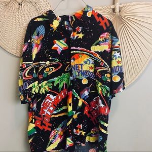 **RARE **Jams World: Planet Hollywood HAWIIAN shirt